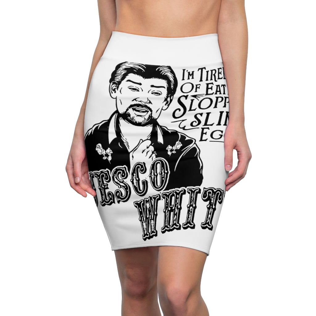 Tired Of Eggs Women's Pencil Skirt