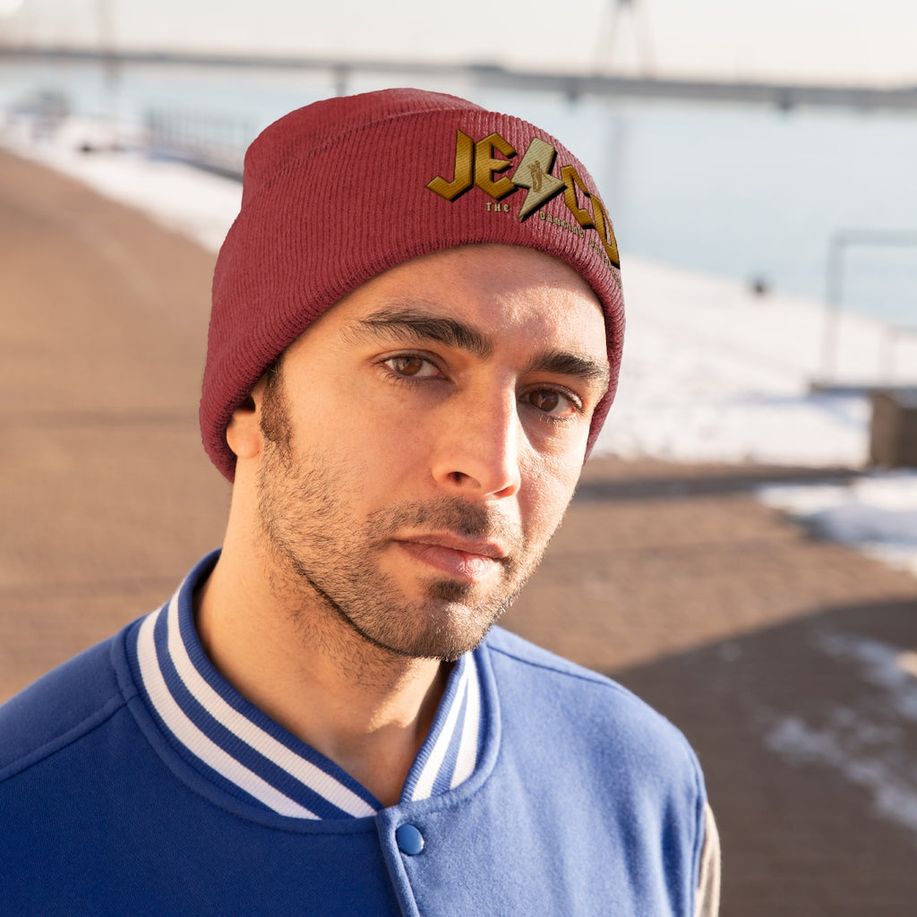 Jesco Gold Knit Beanie