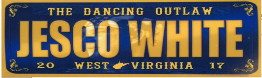 Jesco White License Plate Bumper Sticker